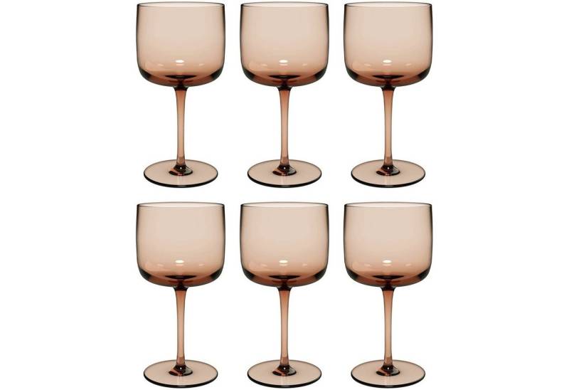 like. by Villeroy & Boch Weinglas Like Glass Weingläser 270 ml 6er Set, Glas von like. by Villeroy & Boch