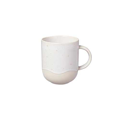 like. by Villeroy & Boch – Winter Glow Becher mit Henkel, Weihnachtstasse aus Premium Porzellan, Tasse mit moderner Verzierung für Weihnachten, Pottery-Stil von Villeroy & Boch