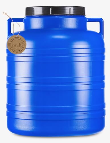 Kunststofffass 20L Lebensmittelfass Regenfass Tonne Fass Camping von lilawelt24