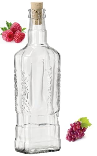 lilawelt24 0,5L Flasche mit Schraubverschlüss Weinballon Glasballon Weinflasche| Likörflasche |Essig-Öl Flaschen | Schnapsflasche |Karaffe lilawelt24 0,5L Flasche mit Schraubverschlüss Weinballon Glasballon Weinflasche| Likörflasche |Essig-Öl Flaschen | Schnapsflasche |Karaffe von lilawelt24