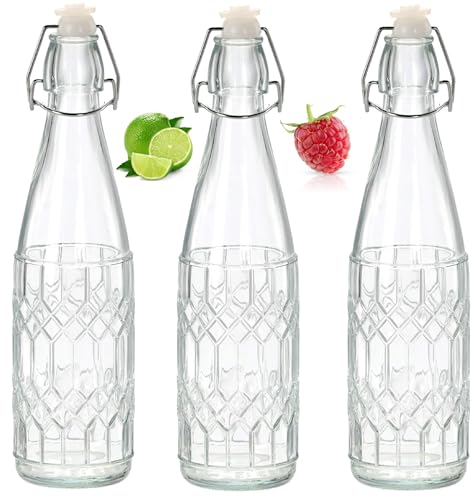 3x 1100ml Leere Glasflasche Zum Befüllen | BügelFLASCHE| Likörflaschen |Essig-Öl Flaschen | Schnapsflaschen |Karaffe |Wasserflasche|Milchflasche BÜGELVERSCHLUSS 3x 1100ml Leere Glasflasche Zum Befüllen | BügelFLASCHE| Likörflaschen |Essig-Öl Flaschen | Schnapsflaschen |Karaffe |Wasserflasche|Milchflasche BÜGELVERSCHLUSS von lilawelt24