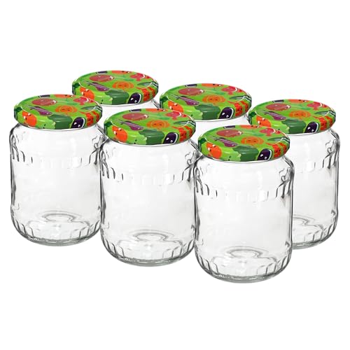 lilawelt24 6 Stück Vorratsgläser-Sturzgläser Set | Füllmenge 720 ml Einweckgläser mit Schraub-Deckel |Marmeladengläser|Joghurtgläser|Weckgläser| Tulpenglas Dessertglas lilawelt24 6 Stück Vorratsgläser-Sturzgläser Set | Füllmenge 720 ml Einweckgläser mit Schraub-Deckel |Marmeladengläser|Joghurtgläser|Weckgläser| Tulpenglas Dessertglas von lilawelt24