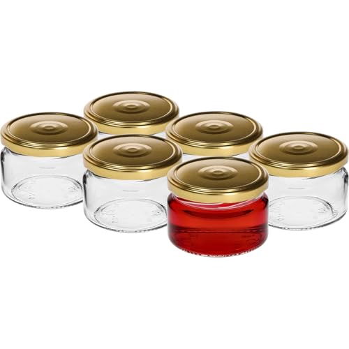 lilawelt24 6er-Set Konfitüregläser 200ml mit schwarzen Twist-Off-Deckeln Einmachgläser für Marmelade, Honig, Gewürze, Vorratsgläser Marmeladengläser|Joghurtgläser Weckgläser Tulpenglas Dessertglas lilawelt24 6er-Set Konfitüregläser 200ml mit schwarzen Twist-Off-Deckeln Einmachgläser für Marmelade, Honig, Gewürze, Vorratsgläser Marmeladengläser|Joghurtgläser Weckgläser Tulpenglas Dessertglas von lilawelt24