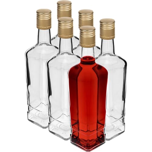 6x 0,5 L Leere Glasflasche Zum Befüllen | FLASCHE| Likörflaschen |Essig-Öl Flaschen | Schnapsflaschen |Karaffe |Wasserflasche |Milchflasche 6x 0,5 L Leere Glasflasche Zum Befüllen | FLASCHE| Likörflaschen |Essig-Öl Flaschen | Schnapsflaschen |Karaffe |Wasserflasche |Milchflasche von lilawelt24