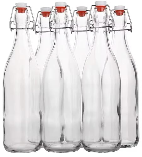6x 1L Leere Glasflasche Zum Befüllen | BügelFLASCHE| Likörflaschen |Essig-Öl Flaschen | Schnapsflaschen |Karaffe |Wasserflasche |Milchflasche BÜGELVERSCHLUSS 6x 1L Leere Glasflasche Zum Befüllen | BügelFLASCHE| Likörflaschen |Essig-Öl Flaschen | Schnapsflaschen |Karaffe |Wasserflasche |Milchflasche BÜGELVERSCHLUSS von lilawelt24