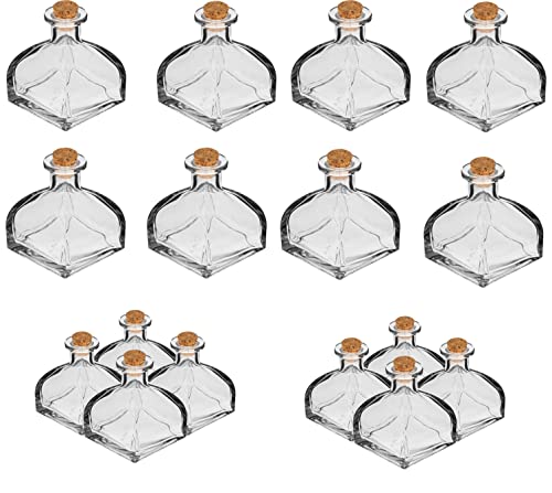 8 x Leere Glasflaschen Zum Befüllen110 ml | mit Korken | Likörflaschen |Essig-Öl Flaschen | Schnapsflaschen |Karaffe von lilawelt24