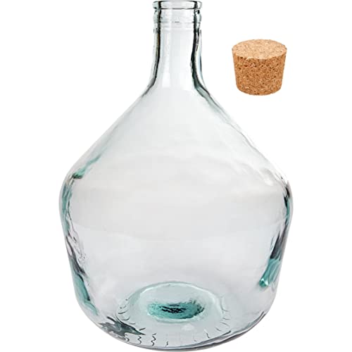lilawelt24 Glasballon Weinballon Glas Flasche Wasserflasche Gäreimer Glasgärballon, Flasche, Glasflasche, Gallone (15L) von lilawelt24