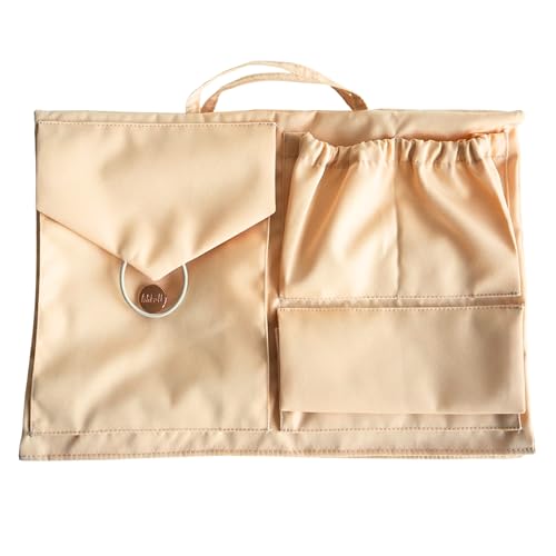 lilibell große Windeltasche für Newborn Baby Essentials, Handtaschen Organizer für Eltern, Taschenorganizer mit Thermofach, Waschbare Wickeltasche für Babys, Reisetasche, Granda Beige lilibell große Windeltasche für Newborn Baby Essentials, Handtaschen Organizer für Eltern, Taschenorganizer mit Thermofach, Waschbare Wickeltasche für Babys, Reisetasche, Granda Beige von lilibell
