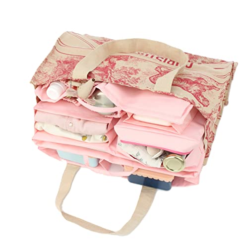 lilibell große Windeltasche für Newborn Baby Essentials, Handtaschen Organizer für Eltern, Taschenorganizer mit Thermofach, Waschbare Wickeltasche für Babys, Reisetasche, Granda L Rosa lilibell große Windeltasche für Newborn Baby Essentials, Handtaschen Organizer für Eltern, Taschenorganizer mit Thermofach, Waschbare Wickeltasche für Babys, Reisetasche, Granda L Rosa von lilibell