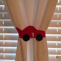 Rennwagen Vorhang Raffhalter | 2Er-Set Rennwagen Vorhang Raffhalter | 2Er-Set von lilibugcreations