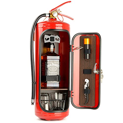 liliiy Feuerlöscher-Minibar, Desktop-Bar, Simulations-Feuerlöscher-Form-Ornament, Heimdekoration für Partys von liliiy