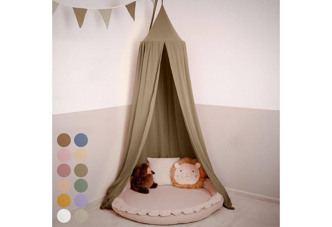 lilimaus Betthimmel Hochwertiger Baldachin Betthimmel für Baby- und Kinderbetten, Hochwertiger Betthimmel für Babybett, Kinderbett oder Kuschelecke lilimaus Betthimmel Hochwertiger Baldachin Betthimmel für Baby- und Kinderbetten, Hochwertiger Betthimmel für Babybett, Kinderbett oder Kuschelecke von lilimaus