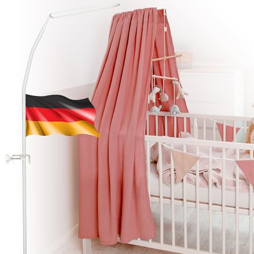 lilimaus Himmelstange Babybett für alle Baby und Kinderbetten - Himmelbett Gestell - Betthimmel Stange - Babybett Zubehör für Stubenwagen und Wiege von lilimaus