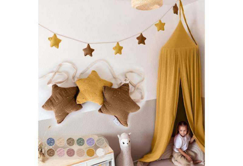 lilimaus Wimpelkette Handgemachte Wimpelkette aus Musselin Kinderzimmer Gold Applikation, Handgemachte Musselin-Wimpelkette für Kinderzimmerdeko lilimaus Wimpelkette Handgemachte Wimpelkette aus Musselin Kinderzimmer Gold Applikation, Handgemachte Musselin-Wimpelkette für Kinderzimmerdeko von lilimaus