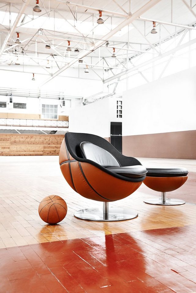 lillus Loungesessel ALLNET Basketball Sessel, MADE IN GERMANY, LIEBEVOLLE HANDARBEIT, INDIVIDUALISIERBAR, EINZIGARTIG von lillus