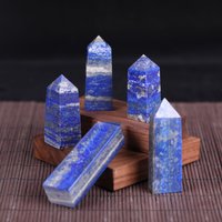 Natürlicher Lapis Lazuli Heilkristall Turm Punkt, Lazuli Obelisk, Kristallspitze, Chakra Steine, Dekor, Quarzstab, Crystasl Geschenke von lilyinstone