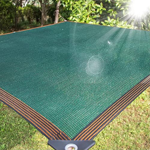 Garten Schattierungsnetz 6 Stiche Schattierungsgewebe 85% Sonnenschutz Baldachin Pflanze Sonnenschutz Grün Sonnenschutznetz für Gemüsegarten Blumen Scheune Außen Hof Dach (4x6m) von limiao123