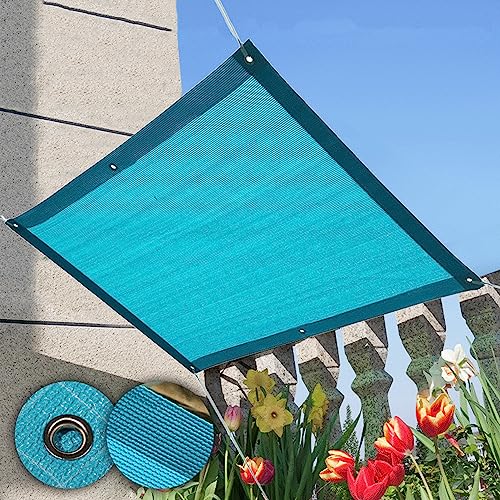 Schattierungsnetz Sonnenschutznetz mit Ösen 90-95% Shading Rate UV Blockierung Wasser und luftdurchlässig für Pergola Garten Gewächshaus Hühnerstall Outdoor (3x7m) von limiao123