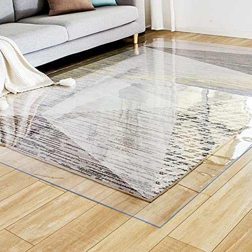 limiao123 Bodenschutzmatte,BüRostuhl unterlage rutschfest Teppich PVC Tische Und StüHle Harte Bodenmatte wasserdichte Gleitmatte FüR Hartböden Homeoffice (70x160cm/2.75x6.29in) von limiao123