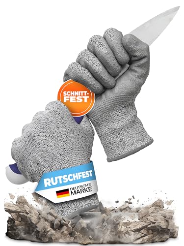 limpando 2 Paar Arbeitsschutzhandschuhe -Gr XL, Gartenhandschuh, Schnittschutz-Handschuh für Arbeit, Garten und Küche, Griff- und rutschfest, TÜV-geprüft von limpando