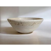 Keramikschale "Morgenstille" Matt Weiß Mit Sprenkeln Müslischale Handgetöpfert Keramikschale "Morgenstille" Matt Weiß Mit Sprenkeln Müslischale Handgetöpfert von linalilaatelier