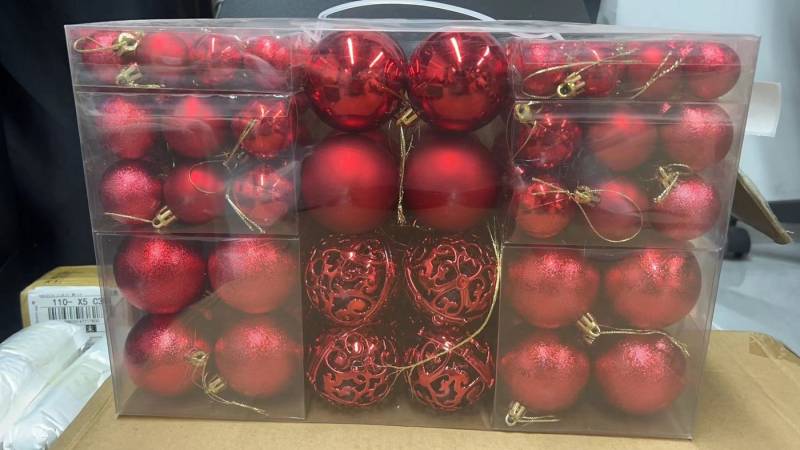 lindahandel Weihnachtsbaumkugel Christbaumkugeln-Set plastik in verschiedenen - Weihnachtsbaum Deko, 100er-Set Christbaumkugeln aus Plastik in Gold - mit Aufhänger lindahandel Weihnachtsbaumkugel Christbaumkugeln-Set plastik in verschiedenen - Weihnachtsbaum Deko, 100er-Set Christbaumkugeln aus Plastik in Gold - mit Aufhänger von lindahandel
