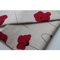 2Er-Set Geschirrtücher "Linen Poppies" von linenquality