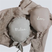 Ballon Kinderzimmer | Luftballon Musselin Leinen Stoffballon| Personalierbar Mit Namen| Ostergeschenk Für Kinder Oder Enkel von linliebevoll