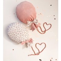 Kinderzimmer Deko | Luftballon Musselin Ballon Leinen Stoffballon| Personalierbar Mit Namen| Ostergeschenk Für Kinder Oder Enkel von linliebevoll