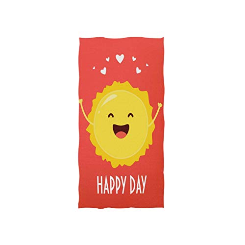 linomo Handtuch Glücklich Tag Sonne Lächeln Gesicht Handtuch Baumwolle Gesicht Towel Dish Geschirrtuch für Kinder Mädchen Jungen linomo Handtuch Glücklich Tag Sonne Lächeln Gesicht Handtuch Baumwolle Gesicht Towel Dish Geschirrtuch für Kinder Mädchen Jungen von Linomo
