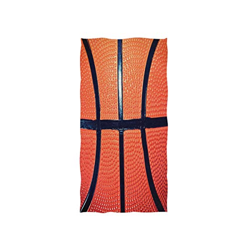 linomo Handtuch Sport Ball Basketball Spitze Handtuch Baumwolle Gesicht Towel Dish Geschirrtuch für Kinder Mädchen Jungen von linomo