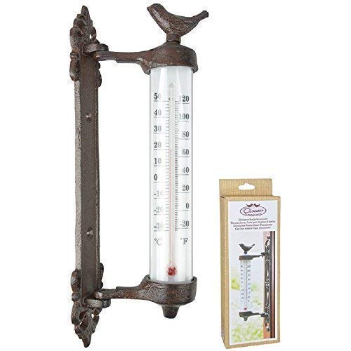 Thermometer, Außenthermometer, Fenster-Thermometer in Nostalgieform von linoows