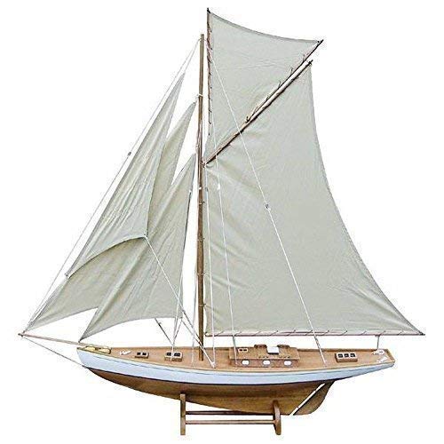linoows Modell-Segelyacht, XXL Renn Gaffel Yacht. Große Regatta Yacht mit DREI Vorsegel linoows Modell-Segelyacht, XXL Renn Gaffel Yacht. Große Regatta Yacht mit DREI Vorsegel von linoows