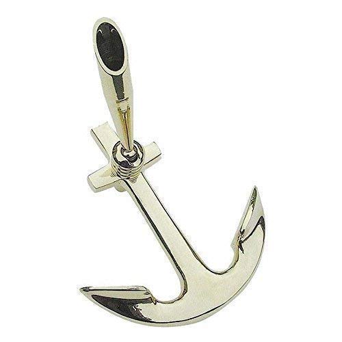linoows Stifthalter, Penhalter, Stiftehalter Anker, Messing poliert von linoows