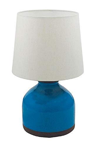 linoows Tischleuchte, Tischlampe, Maritime Terrakotta Lampe Blaue Lagune 46 cm von linoows