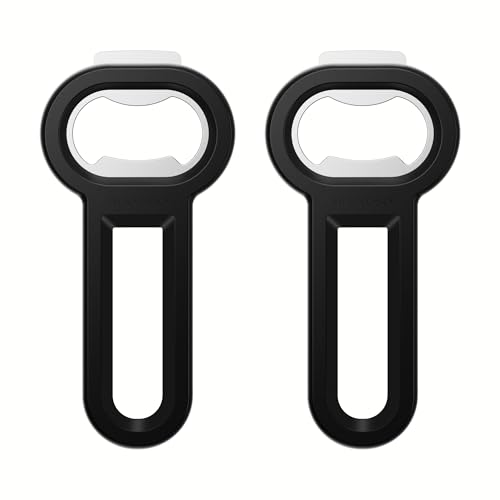 Linoroso 2-in-1 Magnetischer Flaschenöffner Bieröffner - Kühlschrank-Magnet zum Aufbewahren, Praktisches Werkzeug für Bier und Getränkedosen,ideal für Restaurants, Bars und Camping - 2er-Set, Schwarz Linoroso 2-in-1 Magnetischer Flaschenöffner Bieröffner - Kühlschrank-Magnet zum Aufbewahren, Praktisches Werkzeug für Bier und Getränkedosen,ideal für Restaurants, Bars und Camping - 2er-Set, Schwarz von linoroso