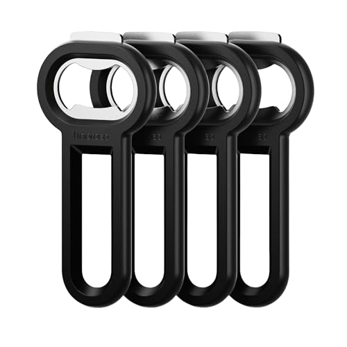 Linoroso 2-in-1 Magnetischer Flaschenöffner Bieröffner - Kühlschrank-Magnet zum Aufbewahren, Praktisches Werkzeug für Bier und Getränkedosen,ideal für Restaurants, Bars und Camping - 4er-Set, Schwarz Linoroso 2-in-1 Magnetischer Flaschenöffner Bieröffner - Kühlschrank-Magnet zum Aufbewahren, Praktisches Werkzeug für Bier und Getränkedosen,ideal für Restaurants, Bars und Camping - 4er-Set, Schwarz von linoroso