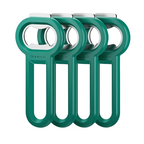Linoroso 2-in-1 Magnetischer Flaschenöffner Bieröffner - Kühlschrank-Magnet zum Aufbewahren, Praktisches Werkzeug für Bier und Getränkedosen,ideal für Restaurants, Bars und Camping - 4er-Set, Grün Linoroso 2-in-1 Magnetischer Flaschenöffner Bieröffner - Kühlschrank-Magnet zum Aufbewahren, Praktisches Werkzeug für Bier und Getränkedosen,ideal für Restaurants, Bars und Camping - 4er-Set, Grün von linoroso