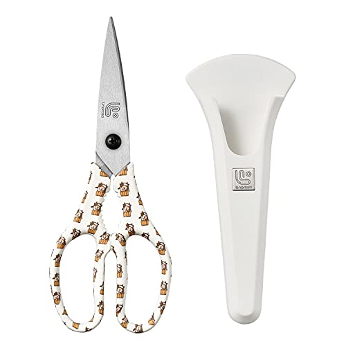 Linoroso Küchenschere Scharfe Schere Küche mit Magnetdeckel Hochwertig Edelstahl Haushaltsschere Allzweckschere Einsetzbar als Stoffschere Bastelschere Papierschere Grillschere Textilschere - Kuh Linoroso Küchenschere Scharfe Schere Küche mit Magnetdeckel Hochwertig Edelstahl Haushaltsschere Allzweckschere Einsetzbar als Stoffschere Bastelschere Papierschere Grillschere Textilschere - Kuh von linoroso