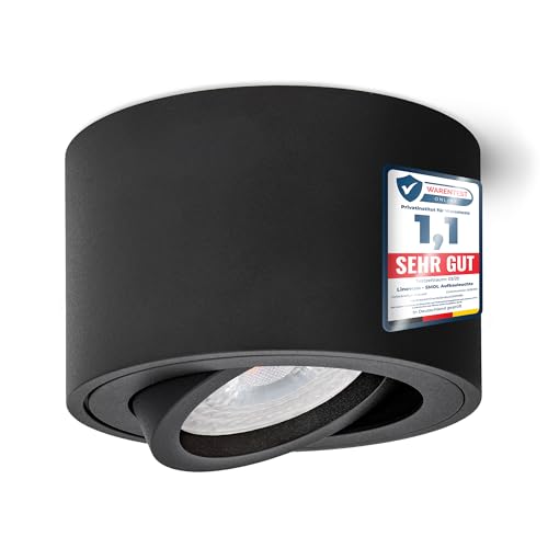 linovum LED Aufbauleuchte SMOL schwarz - flach & schwenkbar - Aufbaustrahler inkl. wechselbarem LED Modul 4W warmweiß 230V linovum LED Aufbauleuchte SMOL schwarz - flach & schwenkbar - Aufbaustrahler inkl. wechselbarem LED Modul 4W warmweiß 230V von linovum