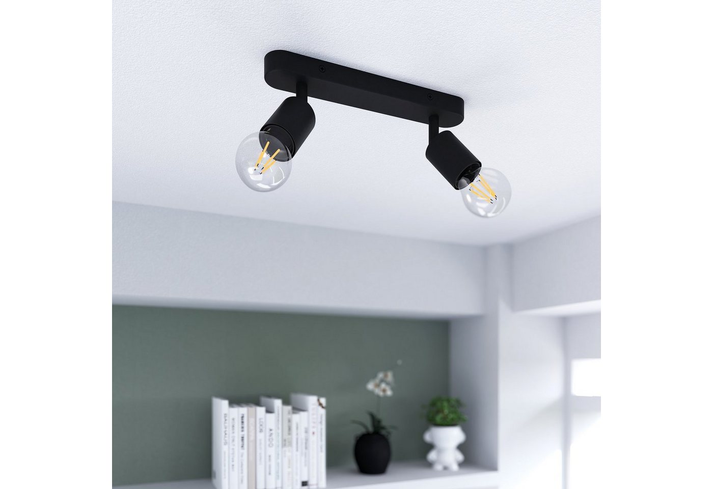 linovum LED Aufbaustrahler AWORA Deckenleuchte 2er schwenkbar inkl. fourSTEP E27 LEDs, Warmweiß linovum LED Aufbaustrahler AWORA Deckenleuchte 2er schwenkbar inkl. fourSTEP E27 LEDs, Warmweiß von linovum