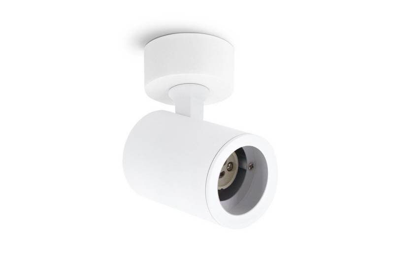 linovum LED Aufbaustrahler TENJO Aufputz Deckenspot Wandstrahler schwenkbar & drehbar in weiss, Leuchtmittel nicht inklusive von linovum