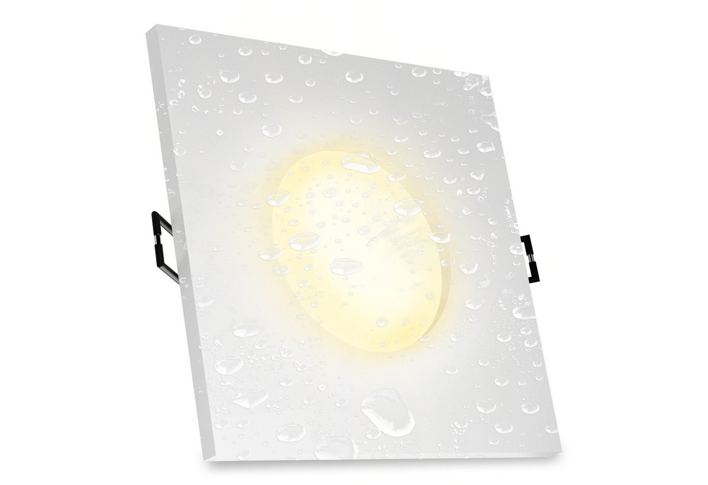 linovum LED Einbaustrahler ISAWO Einbau Deckenstrahler IP65 weiß mit LED Modul 4W warm, Warmweiß linovum LED Einbaustrahler ISAWO Einbau Deckenstrahler IP65 weiß mit LED Modul 4W warm, Warmweiß von linovum