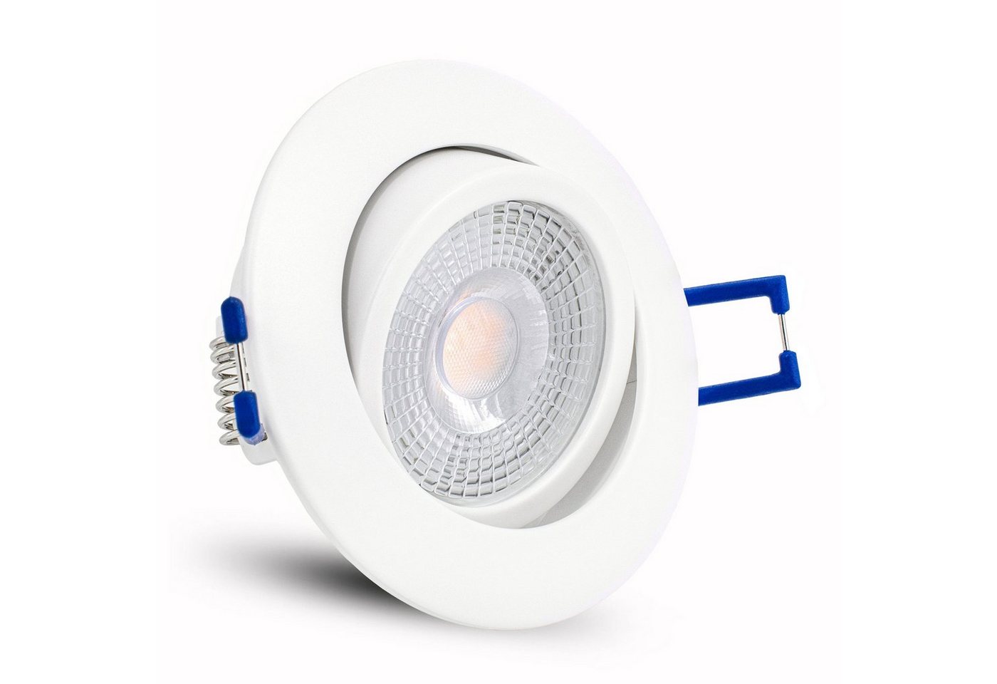 linovum LED Einbaustrahler LED Einbauleuchte ATESA flach weiss schwenkbar mit tauschbarem Modul, Leuchtmittel inklusive linovum LED Einbaustrahler LED Einbauleuchte ATESA flach weiss schwenkbar mit tauschbarem Modul, Leuchtmittel inklusive von linovum