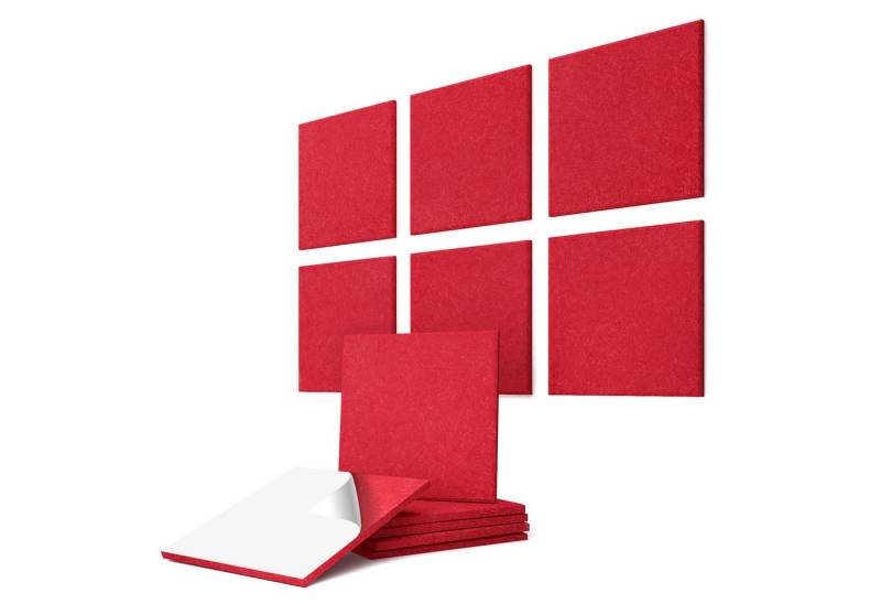 linovum Wandpaneel vilz Akustikpaneele Quadrat aus recyceltem Filz - 275x275x12 mm, Aus 100% recyceltem PET von linovum