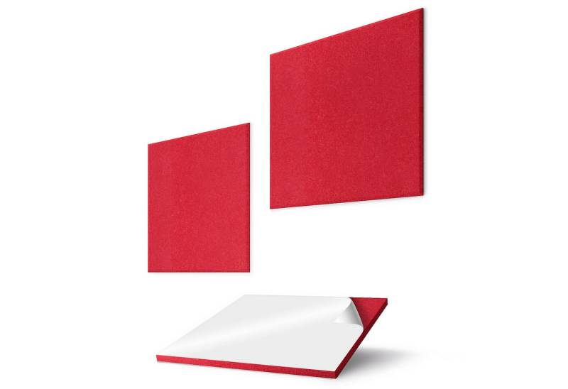 linovum Wandpaneel vilz Akustikpaneele Quadrat aus recyceltem Filz - 550x550x12 mm, Aus 100% recyceltem PET von linovum