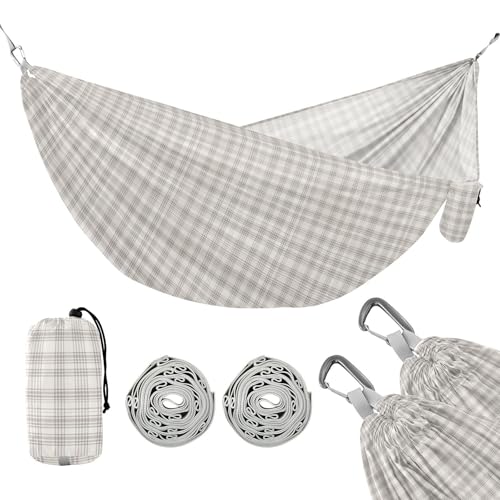 Camping-Hängematte mit Tragetasche, Stoffhängematte für draußen, Terrasse, Hinterhof, Pool von linqin