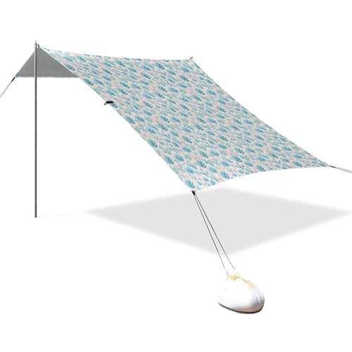 Hellblau Kakteen Beige Faltbarer Strandüberdachung UPF50+ Wasserabweisender tragbarer Sonnenschutz inklusive Sandschaufel, Sandsäcke, Stabilitätsstangen für Camping, Picknicks, Hinterhof & Angeln Hellblau Kakteen Beige Faltbarer Strandüberdachung UPF50+ Wasserabweisender tragbarer Sonnenschutz inklusive Sandschaufel, Sandsäcke, Stabilitätsstangen für Camping, Picknicks, Hinterhof & Angeln von linqin