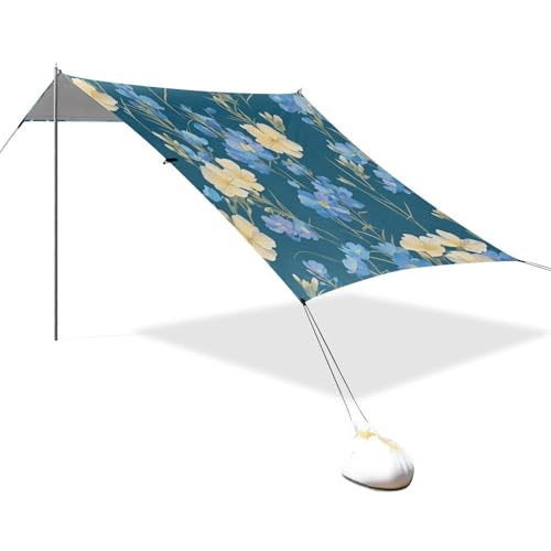 Unique Phlox Dark Turquoise Stabiles Strandzelt UPF50+ Einfache Einrichtung Schatten Sonnenschutz mit stabilen Stangen, Sandsäcken und Schaufel für Camping, Angeln, Hinterhofspaß Unique Phlox Dark Turquoise Stabiles Strandzelt UPF50+ Einfache Einrichtung Schatten Sonnenschutz mit stabilen Stangen, Sandsäcken und Schaufel für Camping, Angeln, Hinterhofspaß von linqin