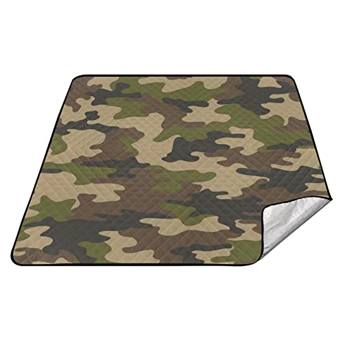 Wasserdichte Picknickdecke verstaubare Bodendecke für Outdoor Camouflage Yoga Decke von linqin